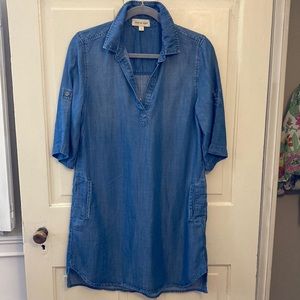Cloth & Stone Denim Mini Dress Tunic Size S